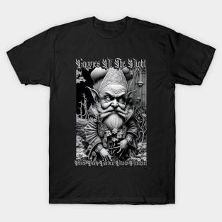 Gnomes Of The Night...After Dark Garden Oasis Mischief (Version 3) T-Shirt